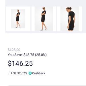 Michael Kors stretch ribbed dress